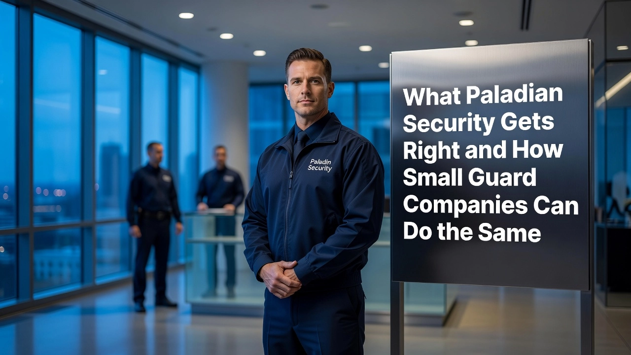 What Paladin Security gets right and how small guard companies can do the same
