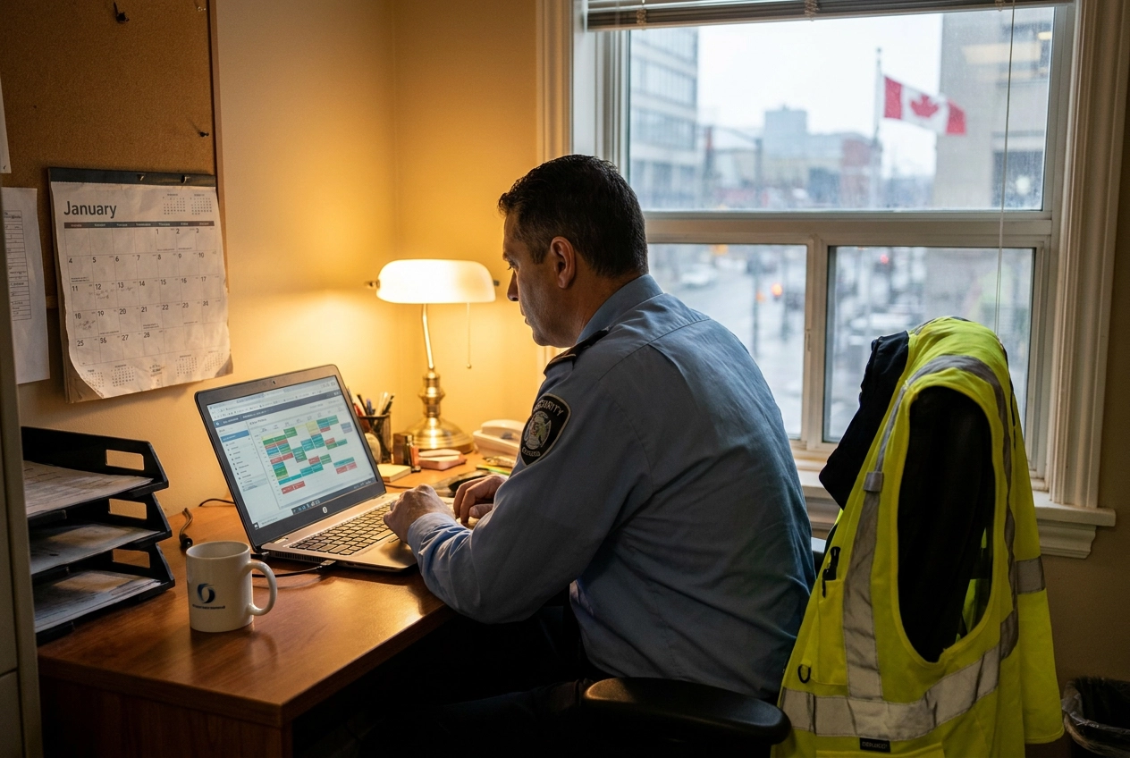 Shift scheduling software for Canadian security companies: what to expect in year one