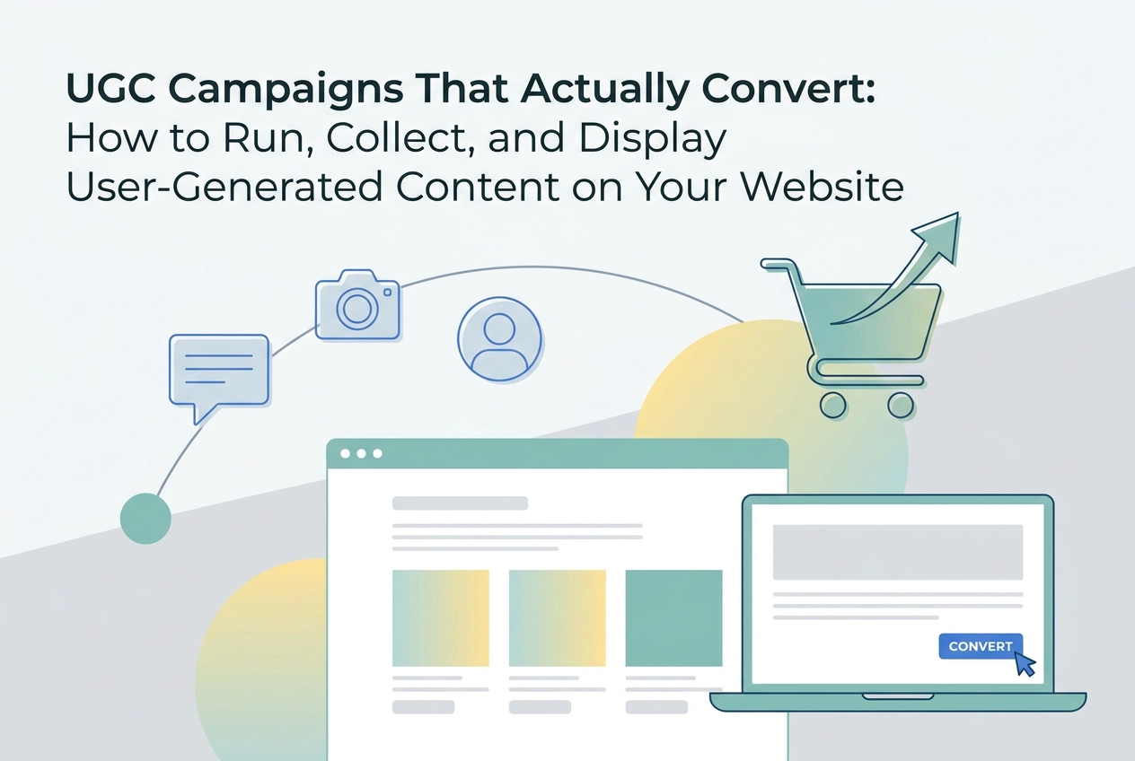 Professional header image for step-by-step guide: UGC Campaigns That Actually Convert: How to Run, Collect,...