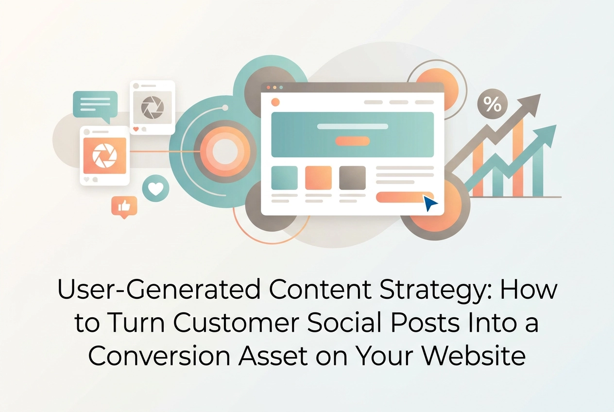 Professional header image for step-by-step guide: User-Generated Content Strategy: How to Turn Customer Soc...