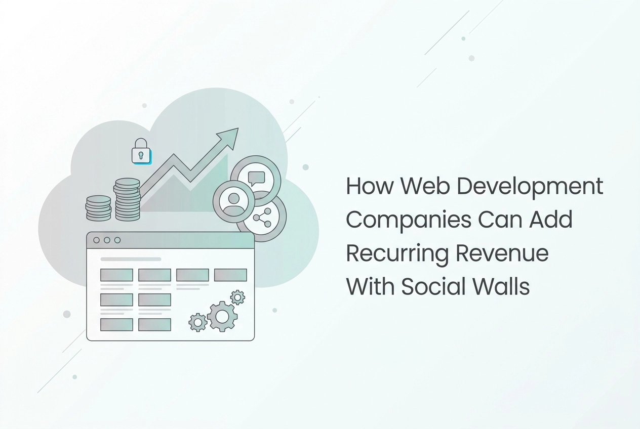 Professional header image for list-based article: How Web Development Companies Can Add Recurring Revenue W...