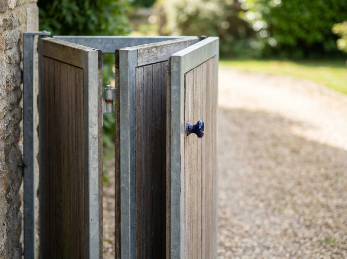 Bi-Fold Gates: Halving the Swing Arc Without Halving the Opening