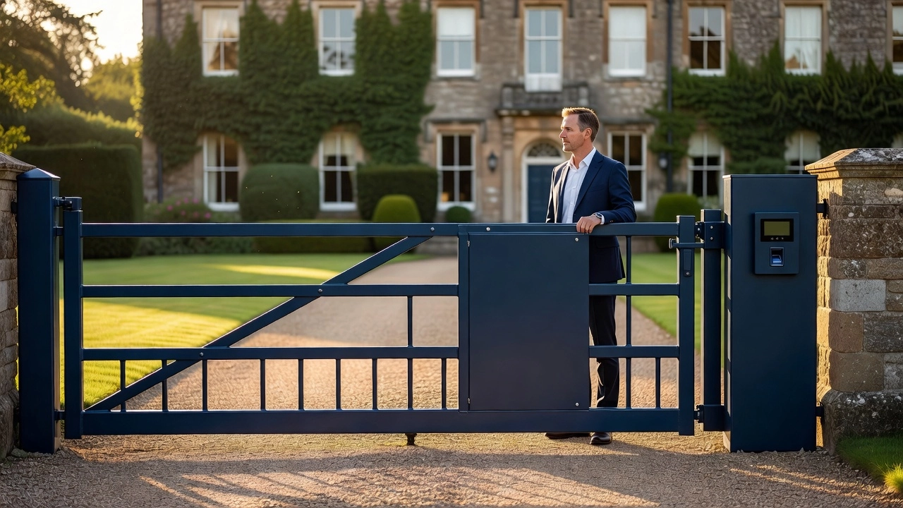 Professional header image for list-based article: Automatic Gate Openers: What Every UK Property Owner Shou...