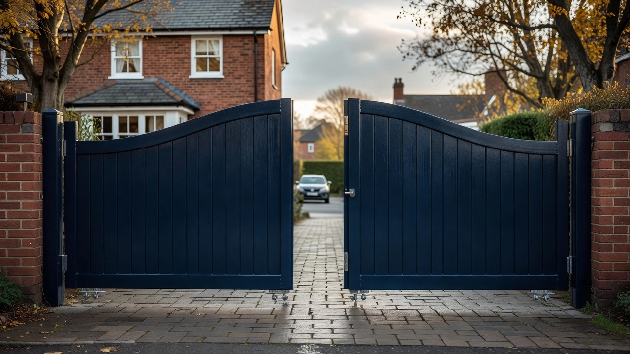 Professional header image for comparison analysis: Bifold Driveway Gates: The Complete Guide for UK Homeowners
