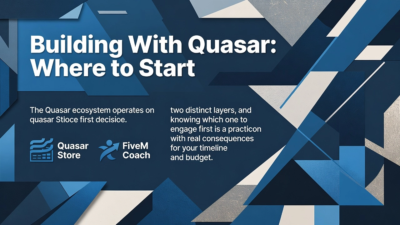 Building With Quasar: Where to Start