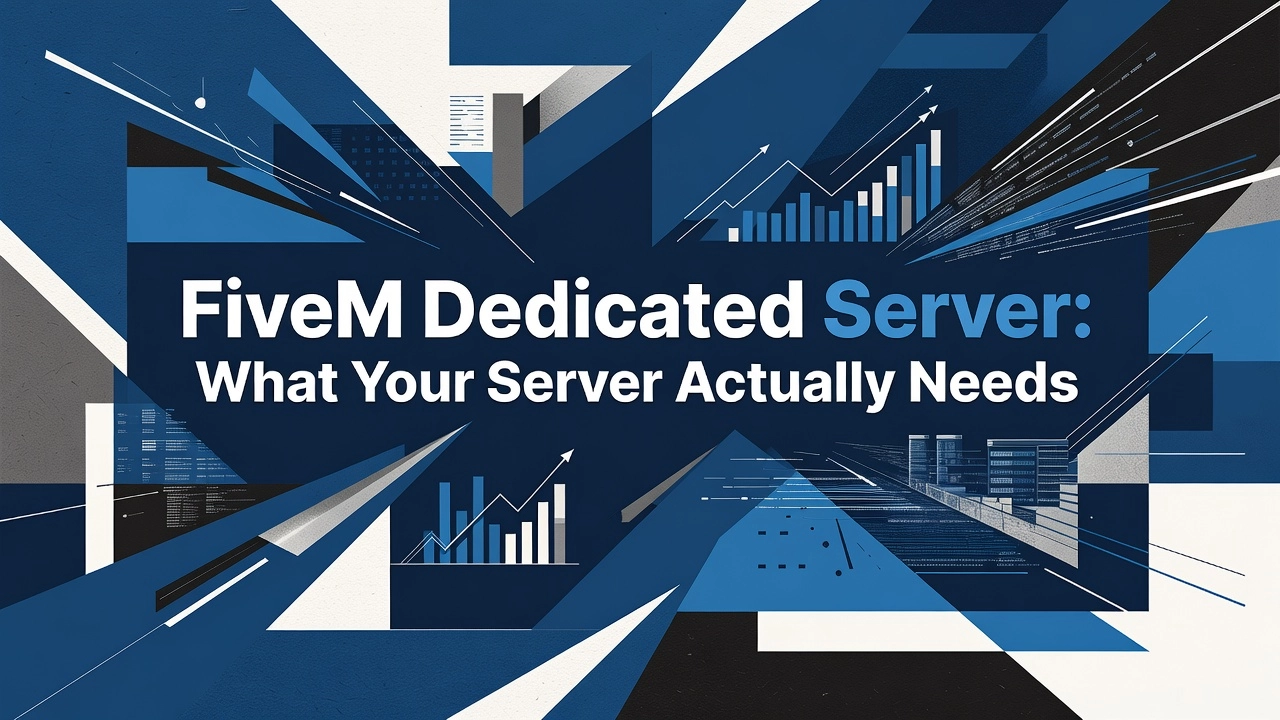 Professional header image for comparison analysis: FiveM Dedicated Server: What Your Server Actually Needs