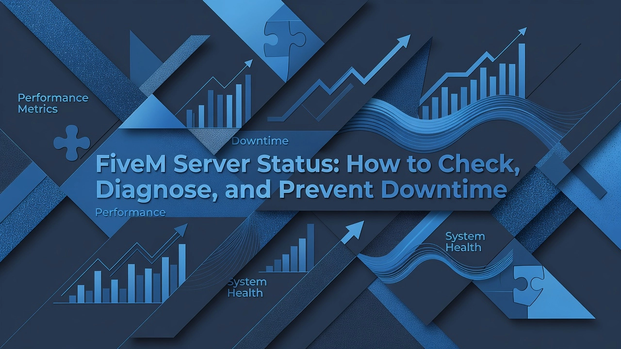 Professional header image for step-by-step guide: FiveM Server Status: How to Check, Diagnose, and Prevent ...