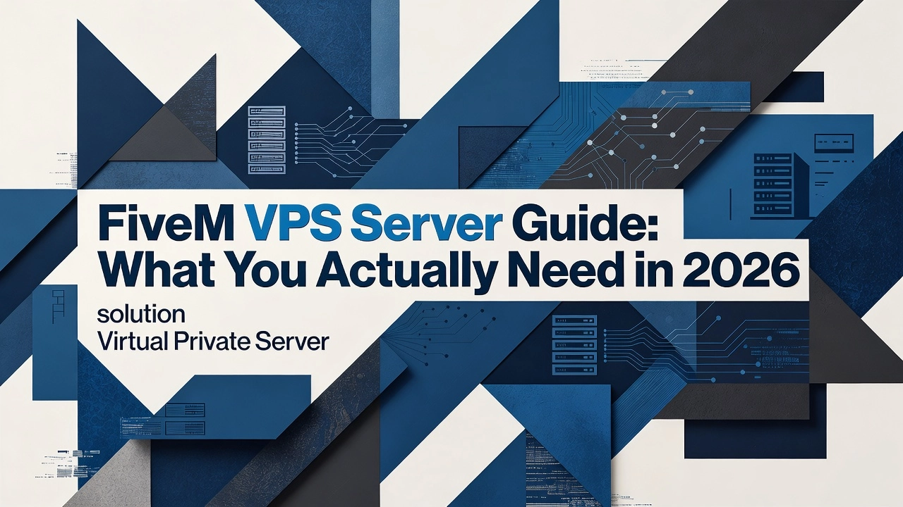 Professional header image for comparison analysis: FiveM VPS Server Guide: What You Actually Need in 2026