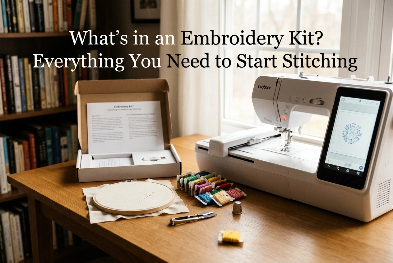 What's in an Embroidery Kit? Everything You Need to Start Stitching
