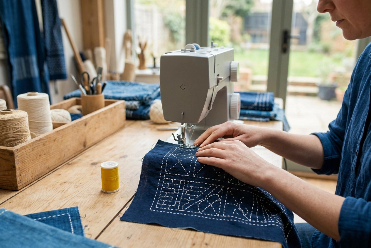 Sashiko Embroidery: The Japanese Art Made for Your Machine