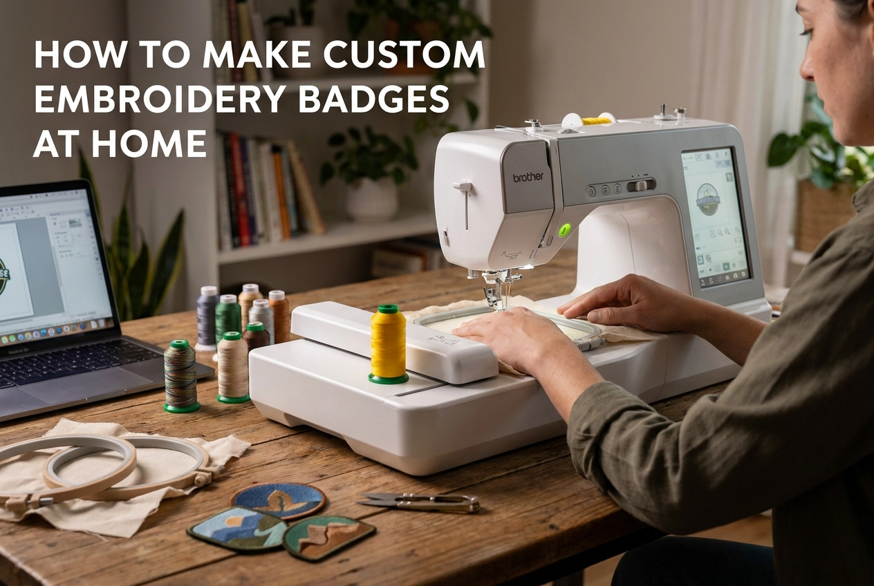 How to Make Custom Embroidery Badges at Home