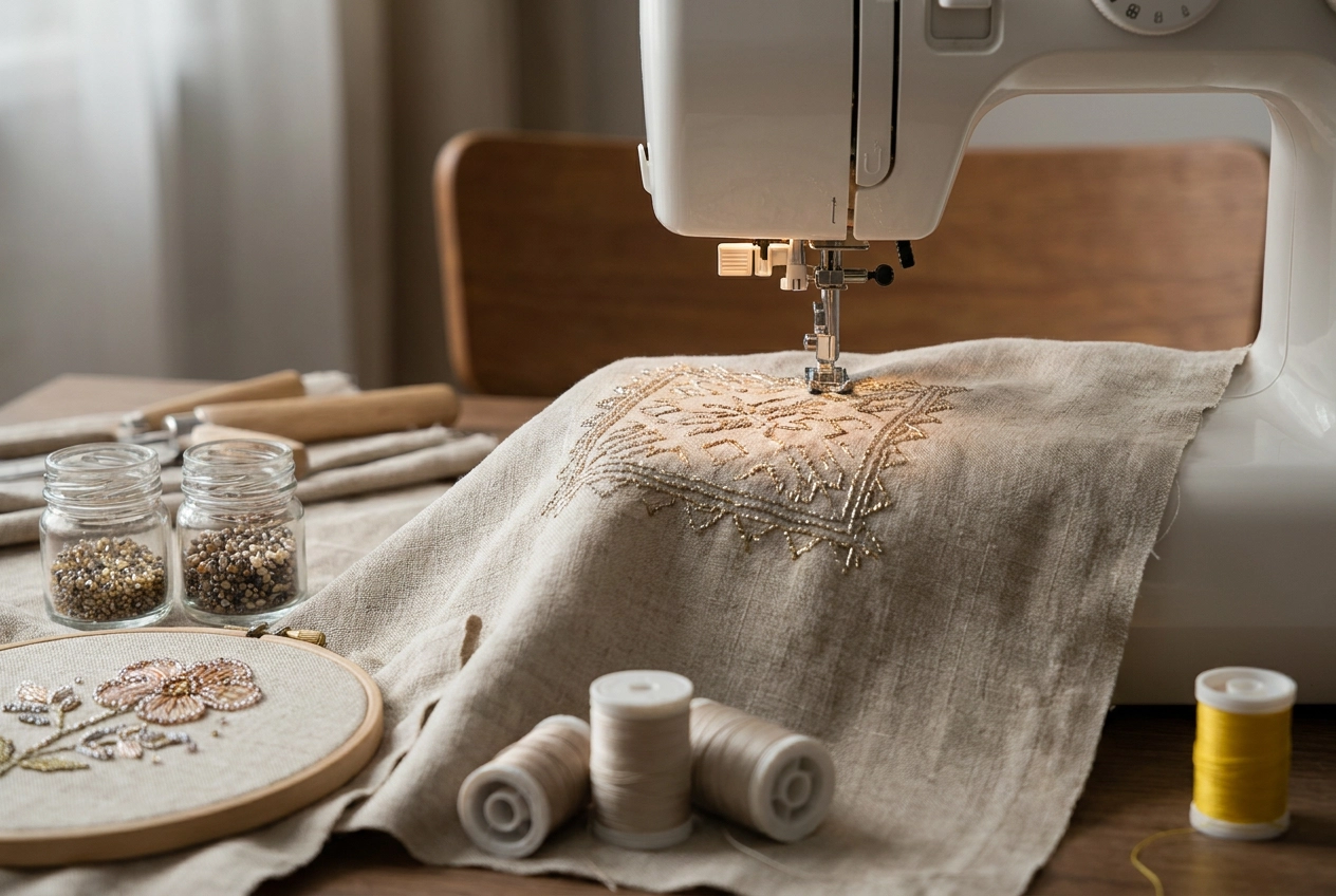 Embroidery Beads: Techniques, Types, and Machine-Ready Designs
