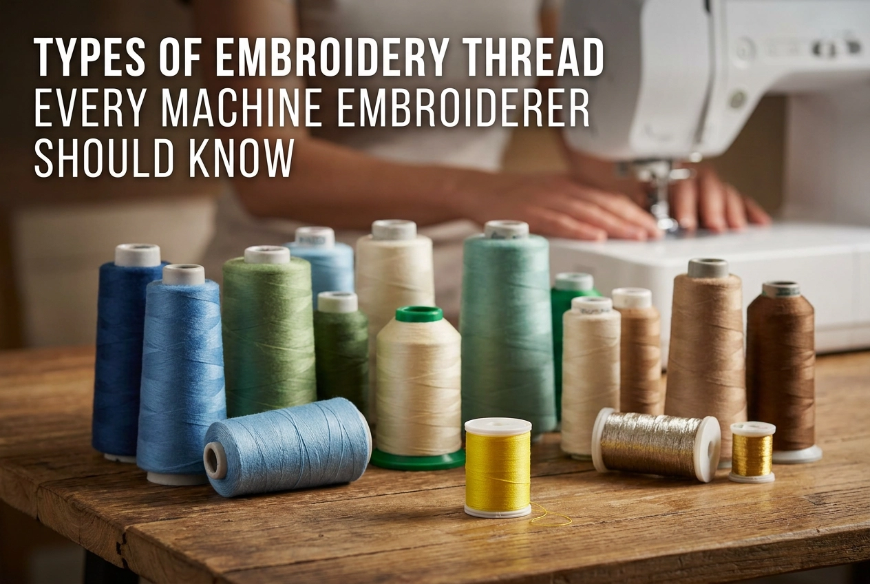 Types of Embroidery Thread Every Machine Embroiderer Should Know