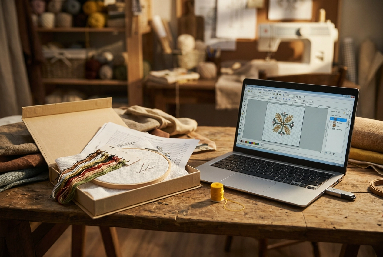Cross Stitch Kits: What They Include and How Digital Designs Compare