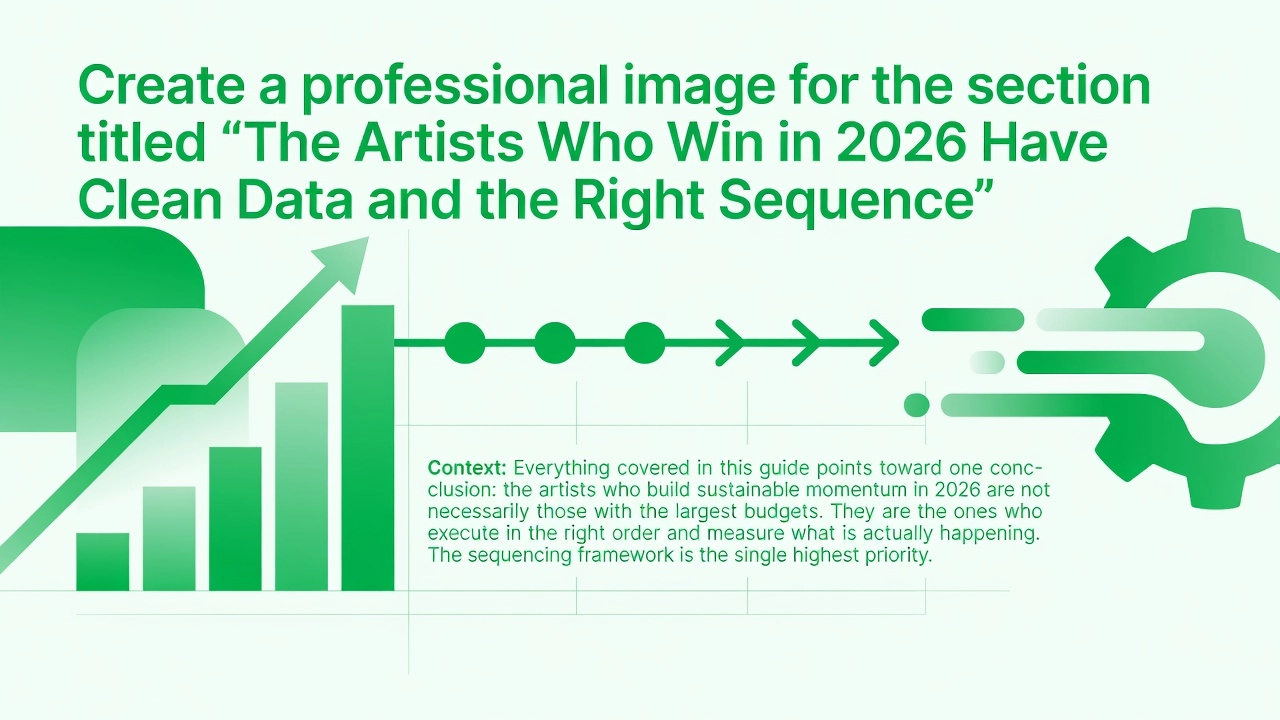 The Artists Who Win in 2026 Have Clean Data and the Right Sequence