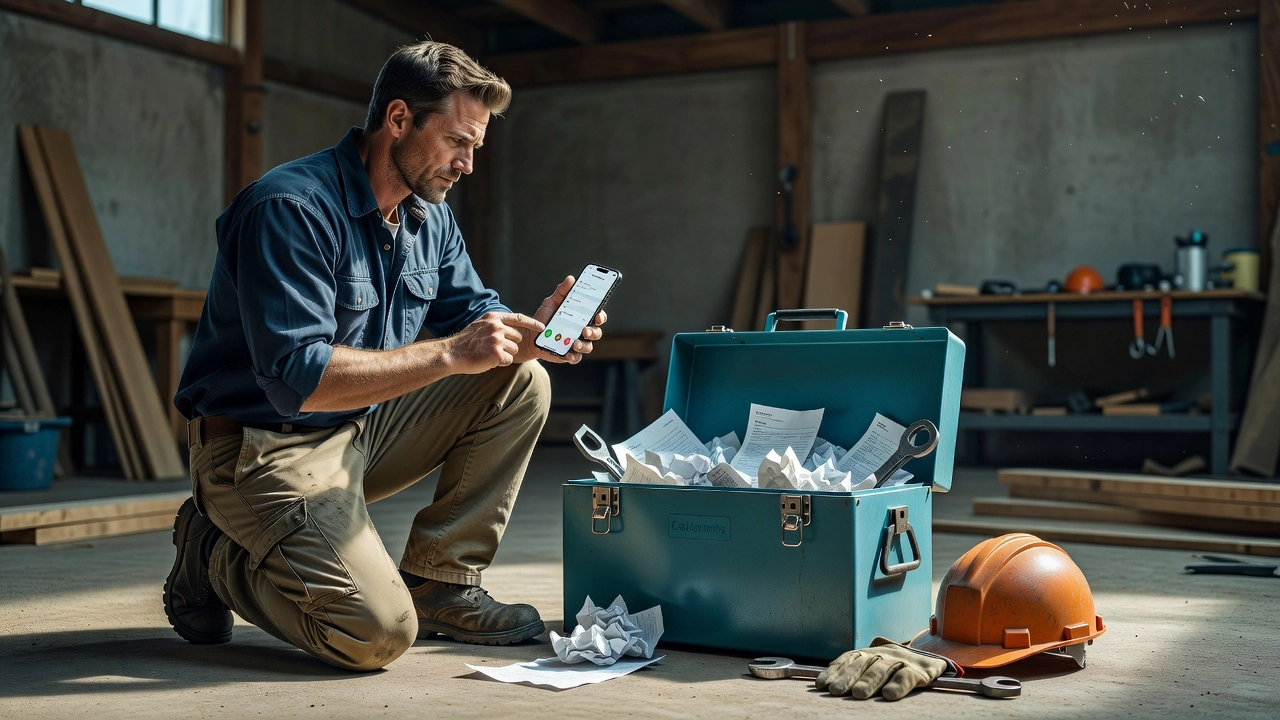 Professional header image for step-by-step guide: How to Forward Calls on iPhone (And Why Tradies Still Los...
