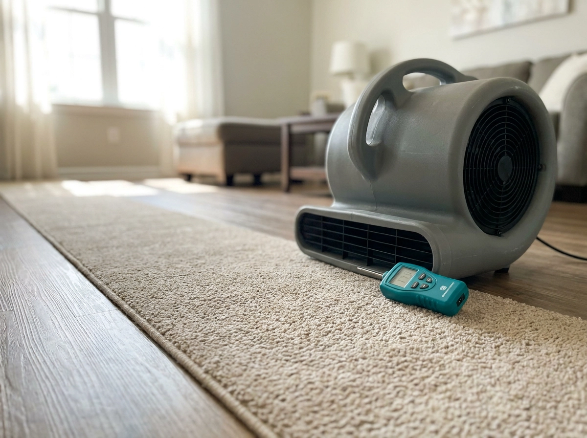 Carpet and Pad: When In-Place Drying Makes Sense