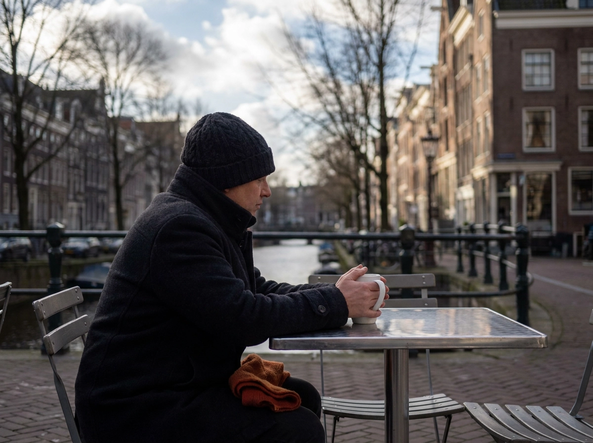 How to find a sunny terrace in Amsterdam in winter