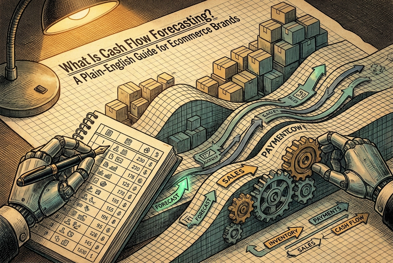 Professional header image for educational tutorial: What Is Cash Flow Forecasting? A Plain-English Guide for ...