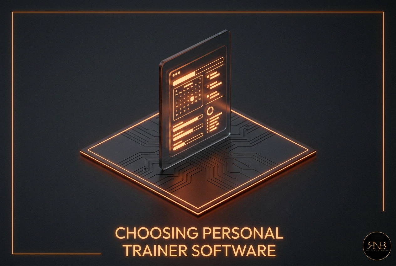 Professional header image for industry analysis: Choosing personal trainer software: what to check before ...