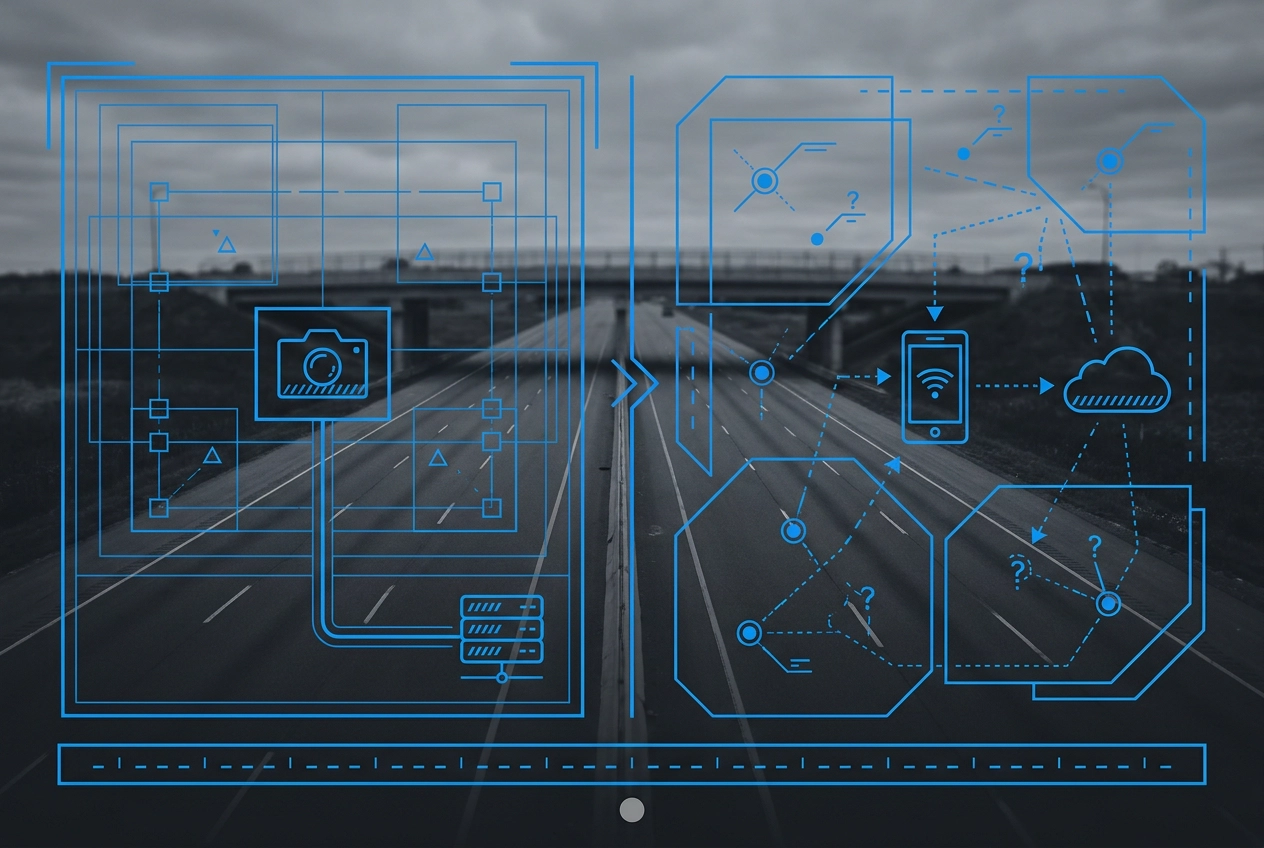 Professional header image for comparison analysis: Speed Camera Apps for Canadian Drivers: What DriveSight's...