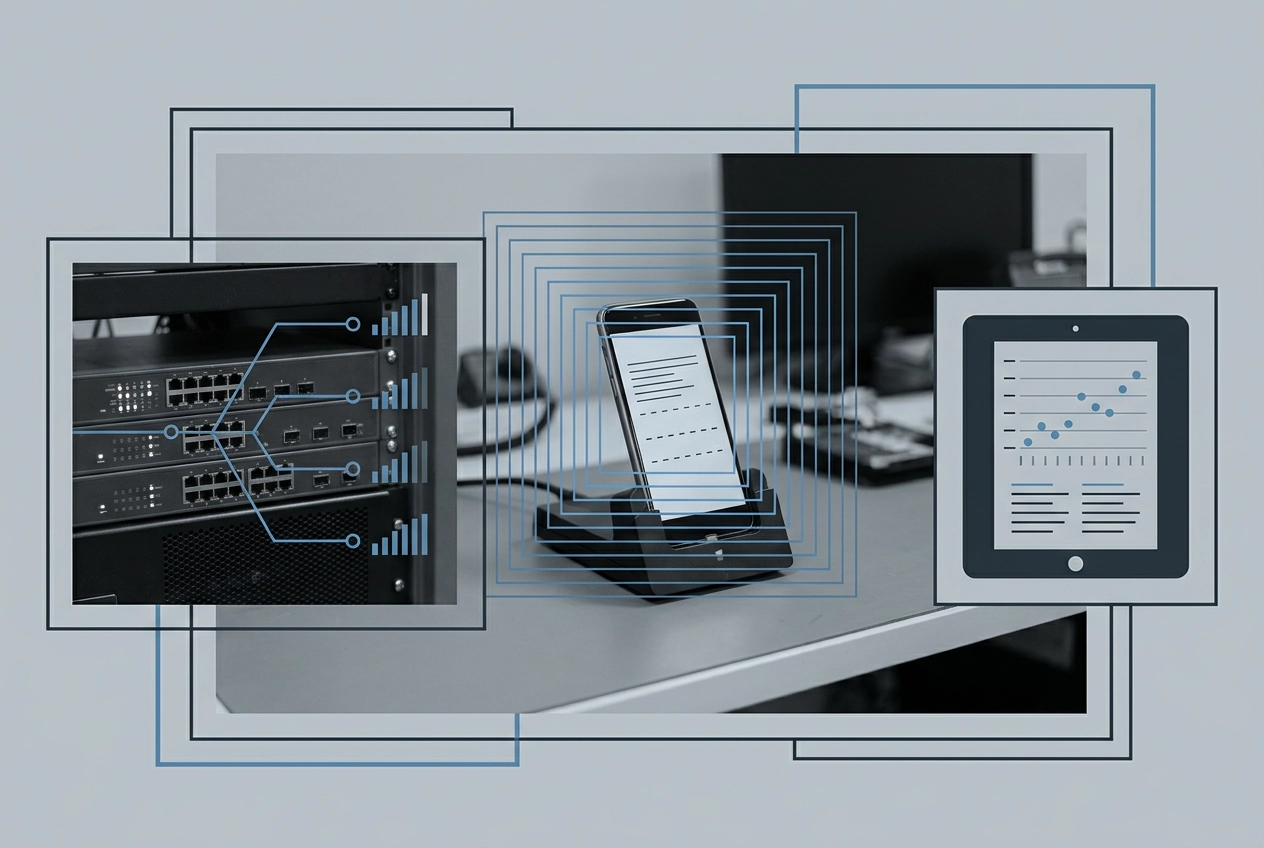 Professional header image for list-based article: Teste de Velocidade: 5 Tipos Que Todo Usuário Android Dev...