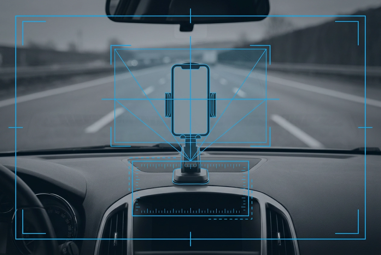 Professional header image for step-by-step guide: Onde Fixar o Celular-Dashcam no Carro Sem Perder a Visão