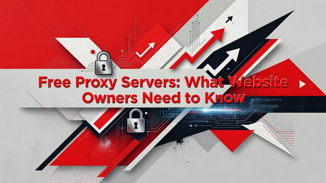 Professional header image for list-based article: Free Proxy Servers: What Website Owners Need to Know