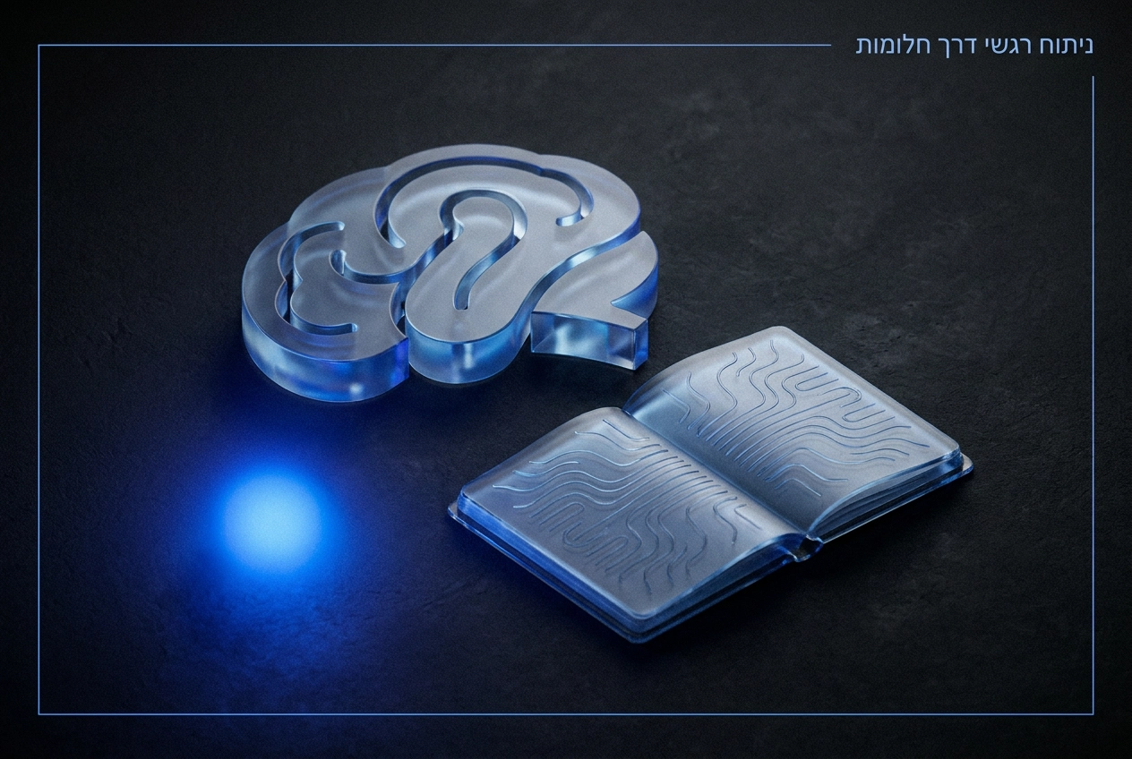 Professional header image for industry analysis: מה החלומות שלך אומרים על הרגשות שלך: ניתוח רגשי דרך חלומות