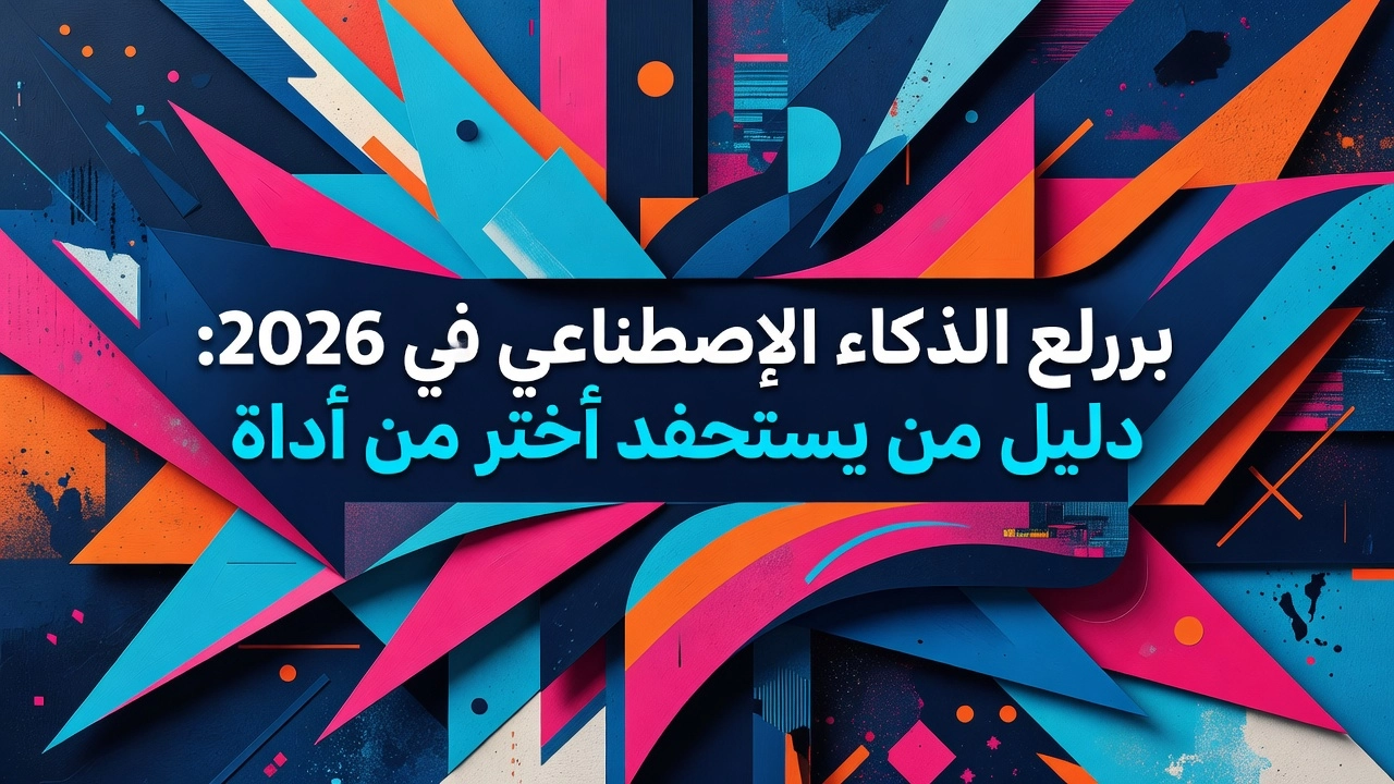 Professional header image for list-based article: برامج الذكاء الاصطناعي في 2026: دليل من يستخدم أكثر من أداة