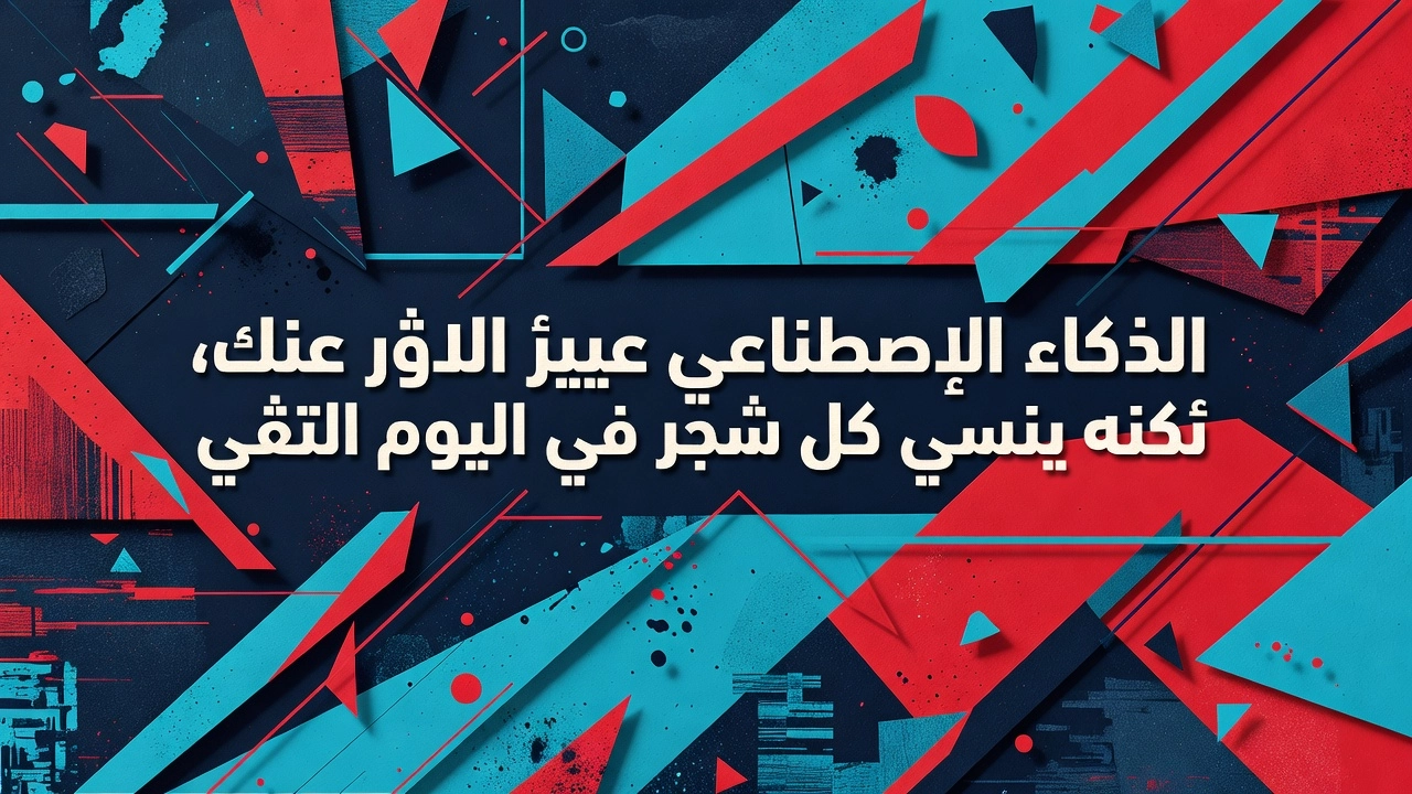 Professional header image for industry analysis: الذكاء الاصطناعي يعرف الكثير عنك، لكنه ينسى كل شيء في الي...