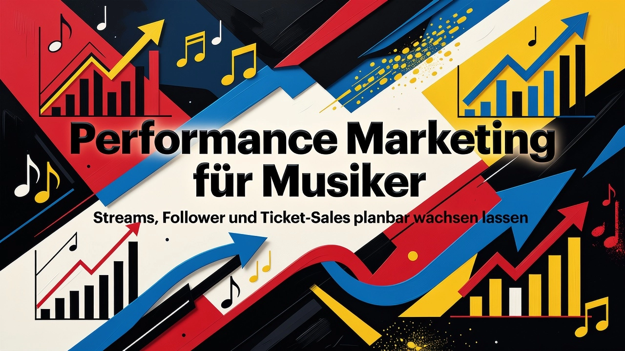 Performance Marketing für Musiker: Streams, Follower und Ticket-Sales planbar wachsen lassen