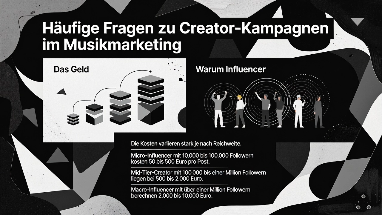 Häufige Fragen zu Creator-Kampagnen im Musikmarketing Häufige Fragen zu Creator-Kampagnen im Musikmarketing