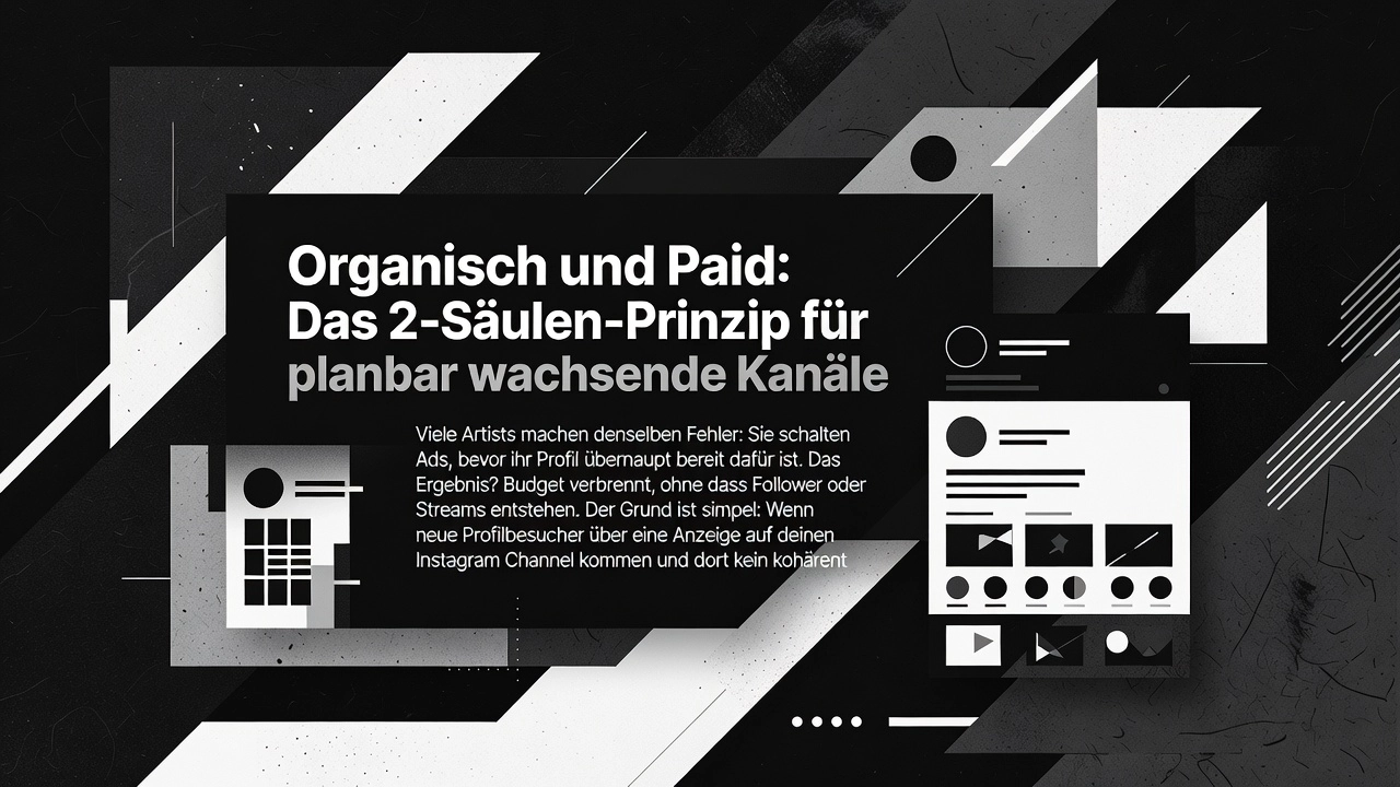 Organisch und Paid: Das 2-Säulen-Prinzip für planbar wachsende Kanäle