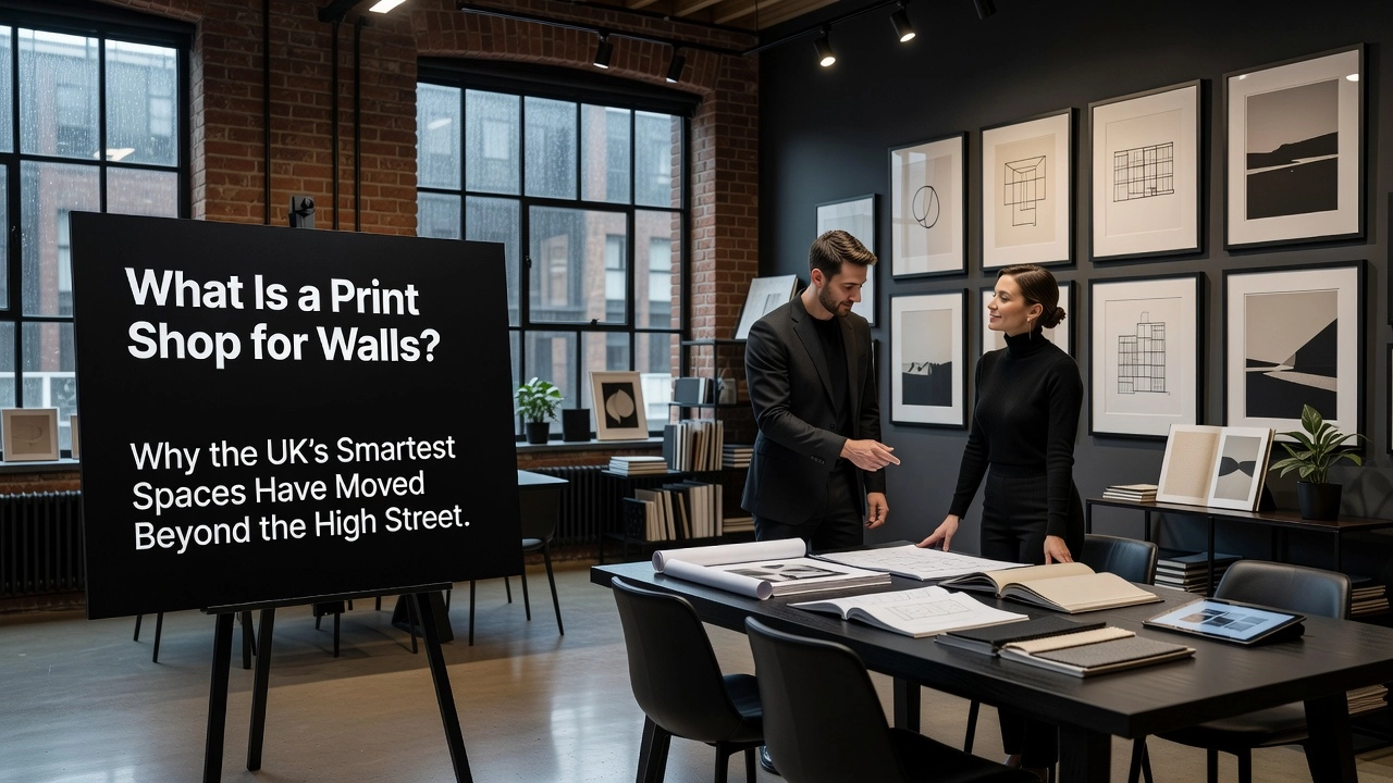 Professional header image for comparison analysis: What Is a Print Shop for Walls? Why the UK's Smartest Spa...
