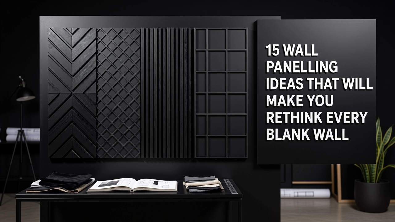 Professional header image for list-based article: 15 Wall Panelling Ideas That Will Make You Rethink Every ...