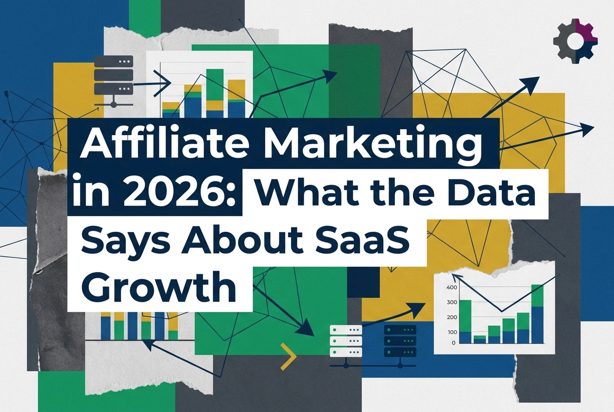 Professional header image for industry analysis: Affiliate Marketing in 2026: What the Data Says About Saa...
