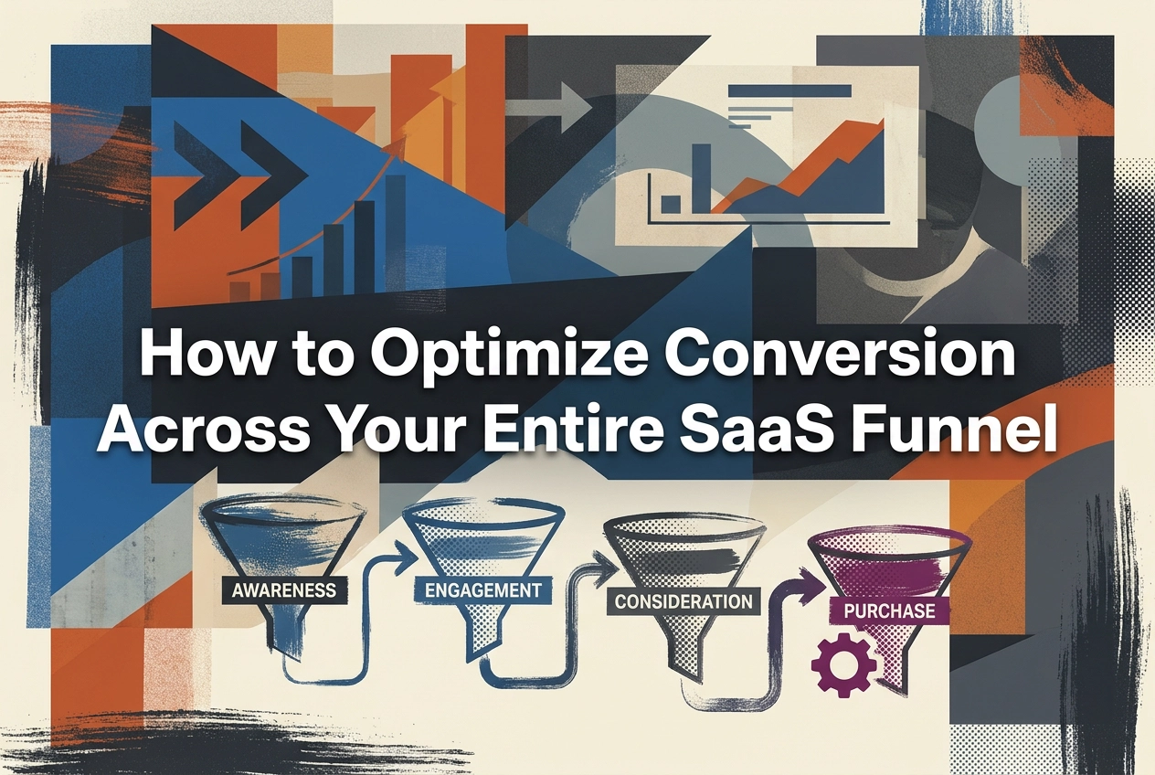 Professional header image for industry analysis: How to Optimize Conversion Across Your Entire SaaS Funnel