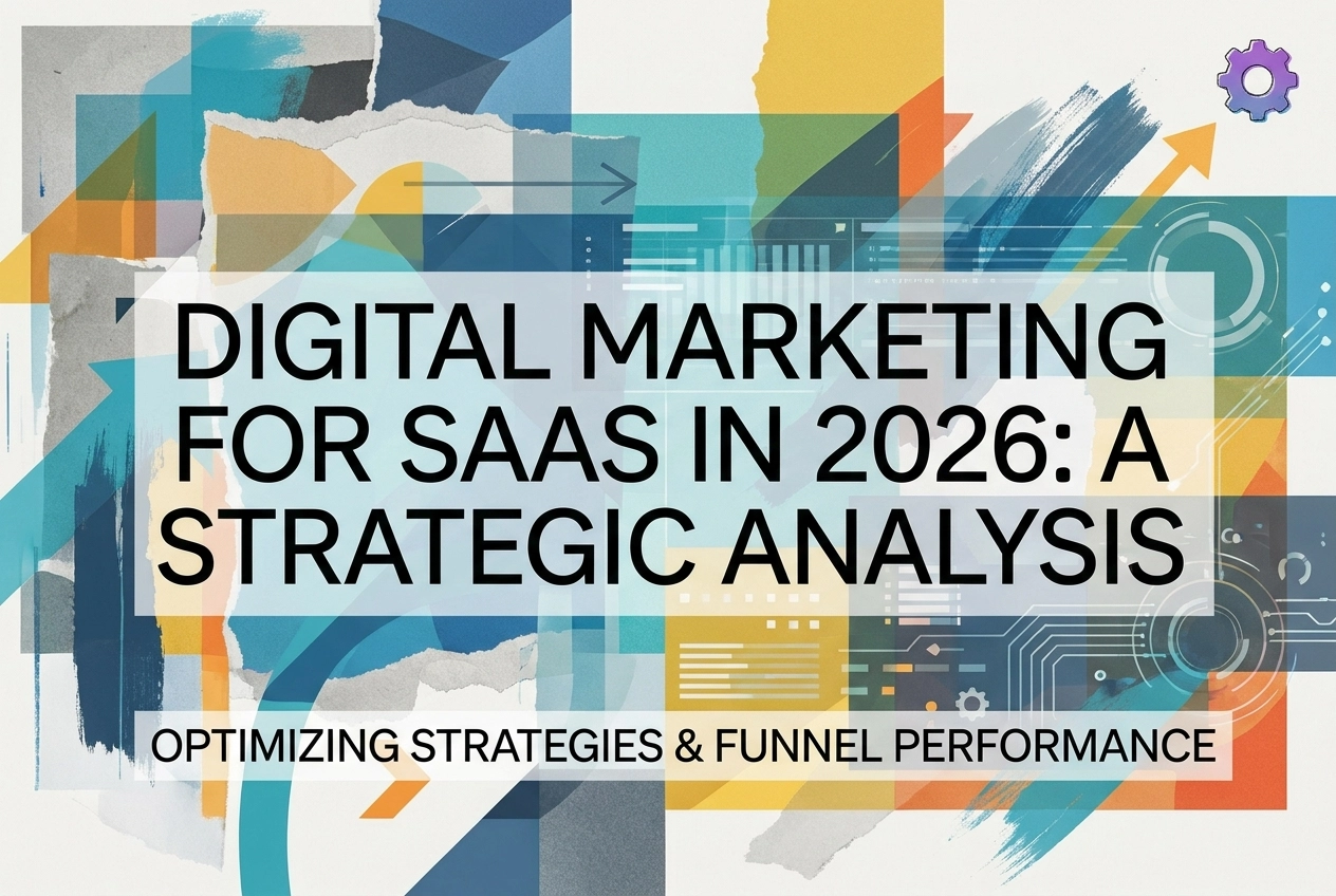 Professional header image for industry analysis: Digital Marketing for SaaS in 2026: A Strategic Analysis