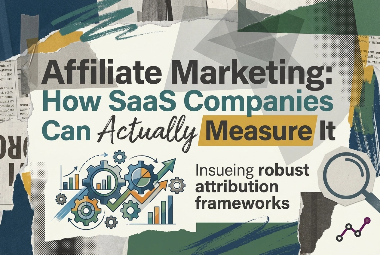 Professional header image for industry analysis: Affiliate Marketing: How SaaS Companies Can Actually Meas...