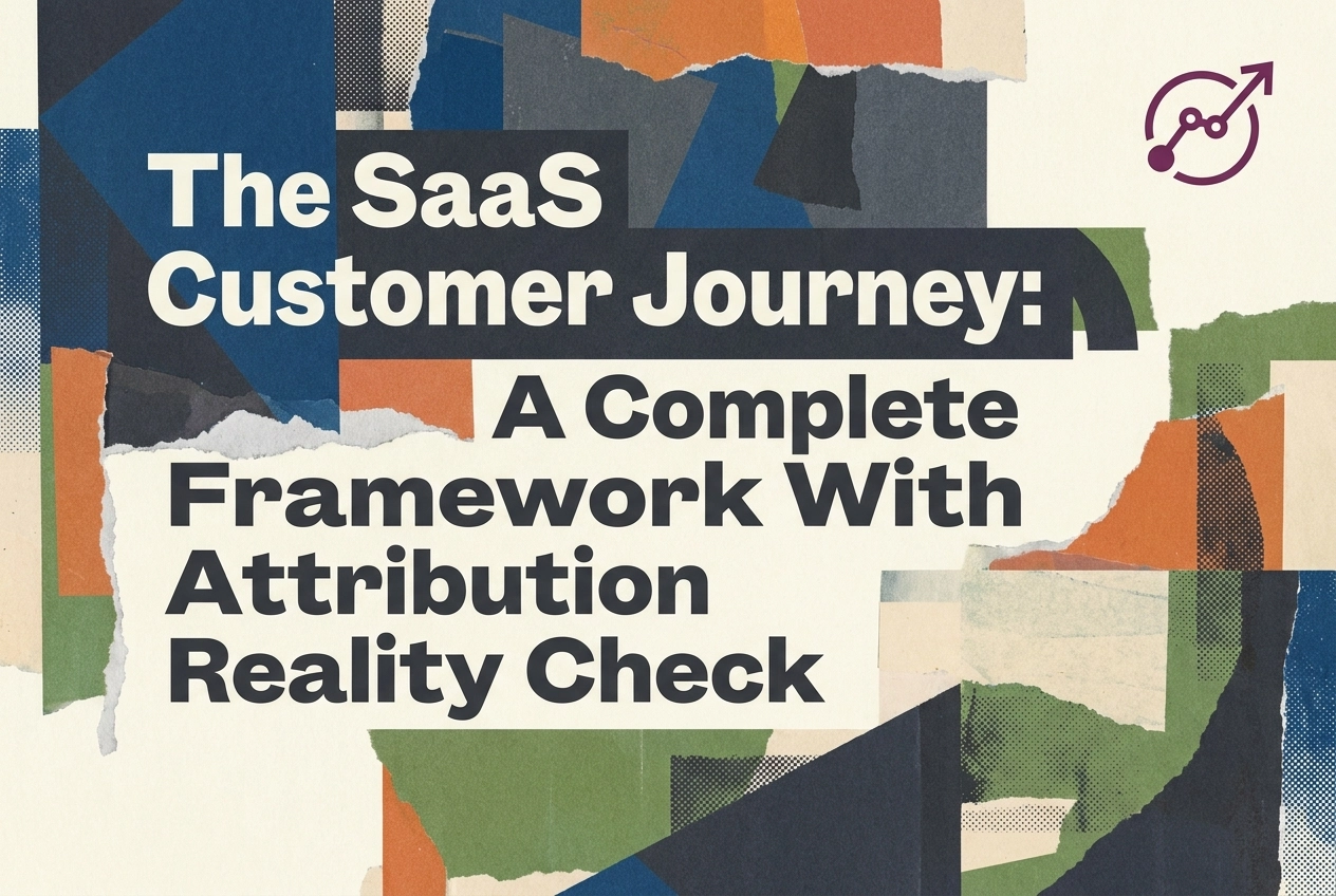 Professional header image for industry analysis: The SaaS Customer Journey: A Complete Framework With Attr...