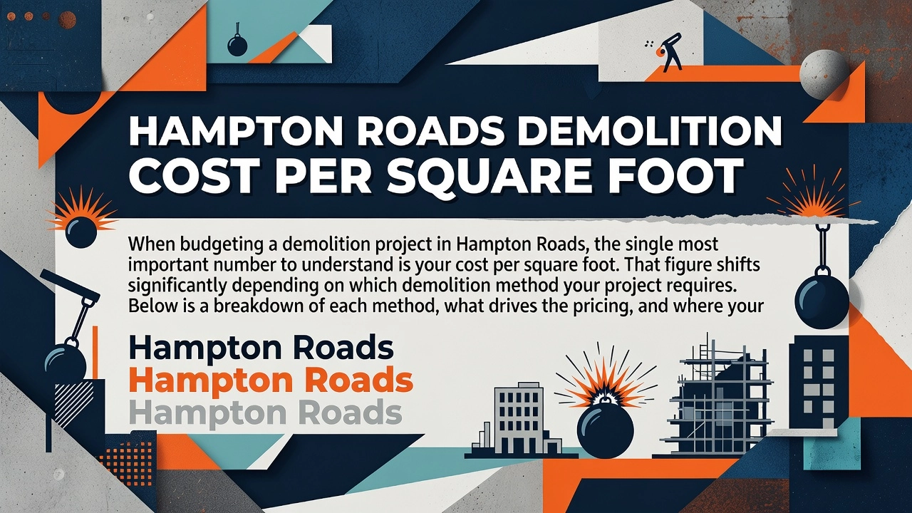 Hampton Roads Demolition Cost Per Square Foot