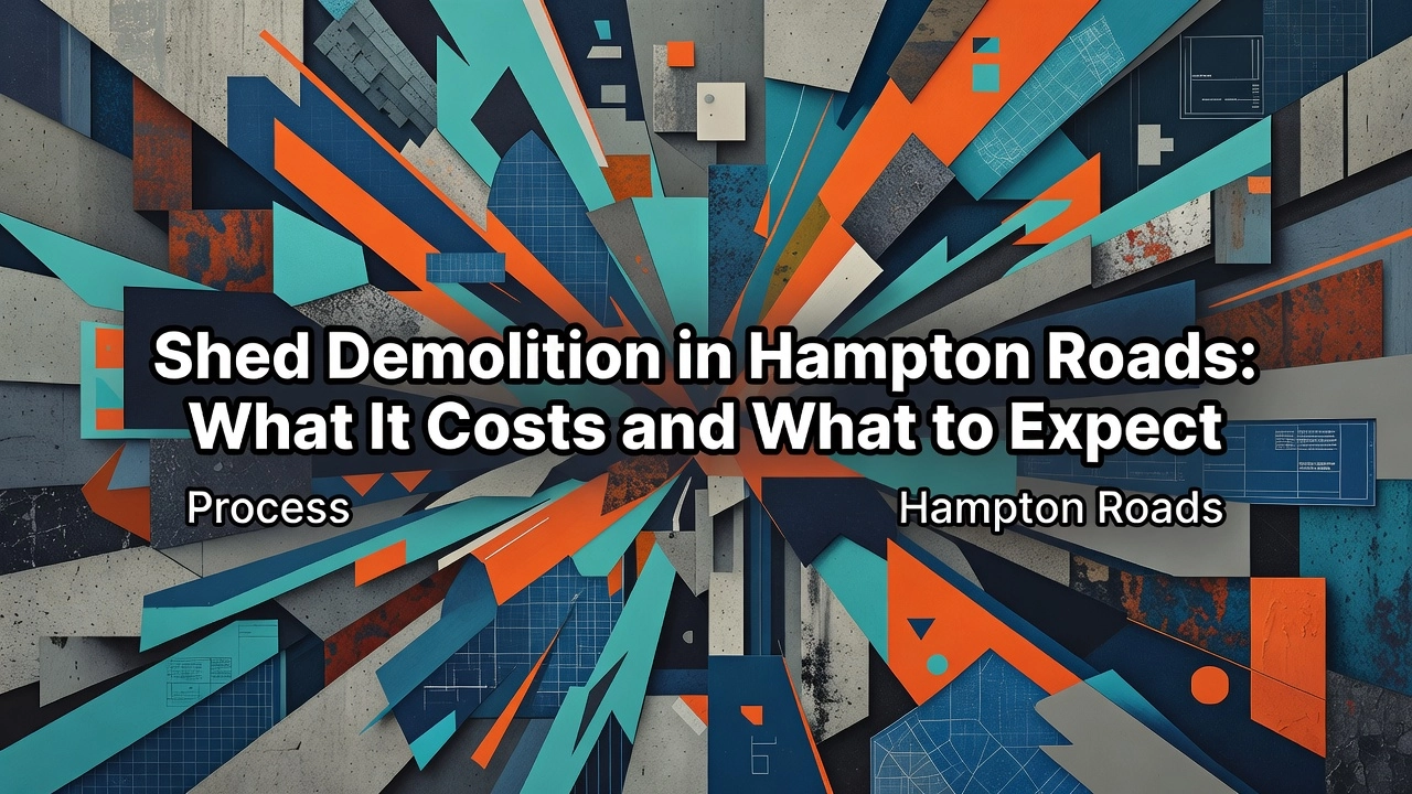 Shed Demolition in Hampton Roads: What It Costs and What to Expect