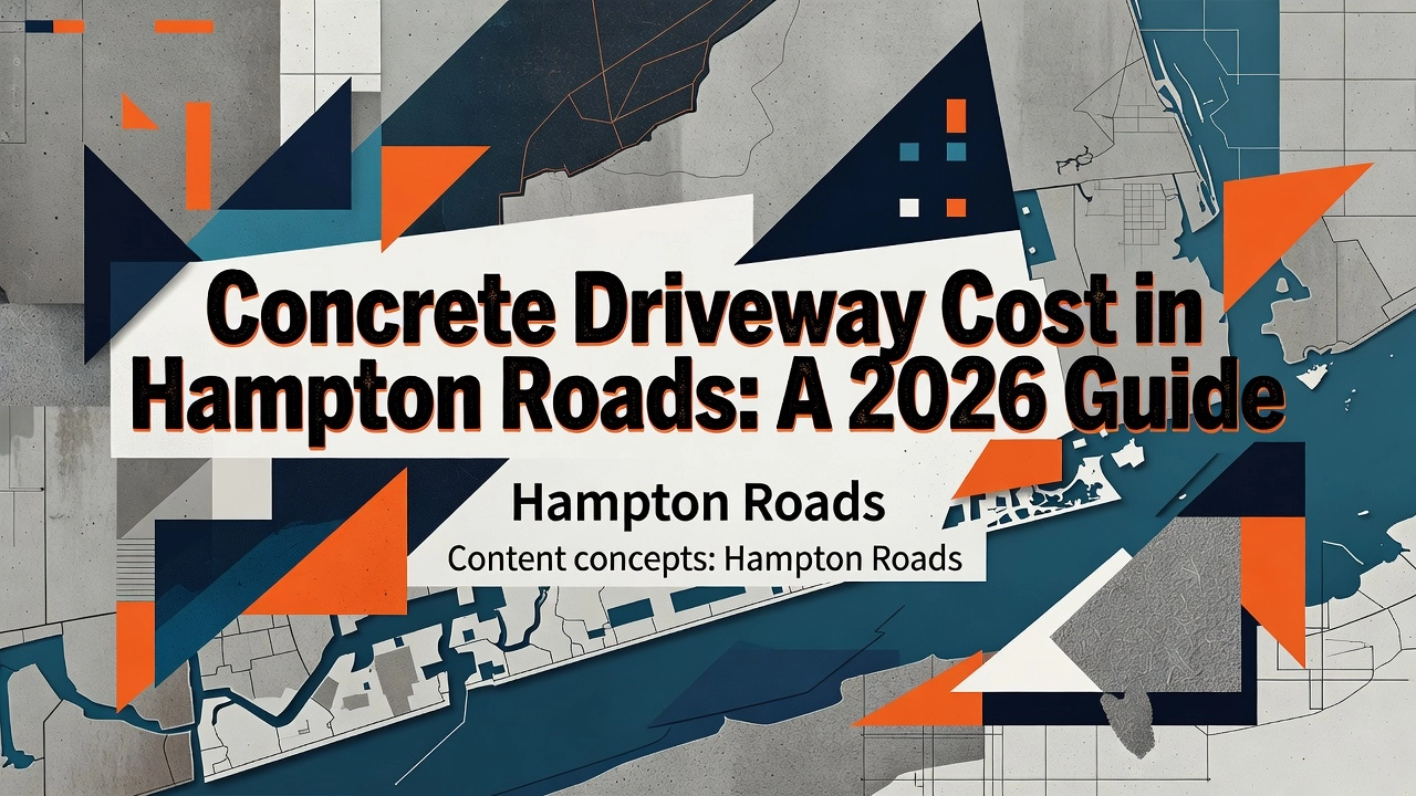 Concrete Driveway Cost in Hampton Roads: A 2026 Guide