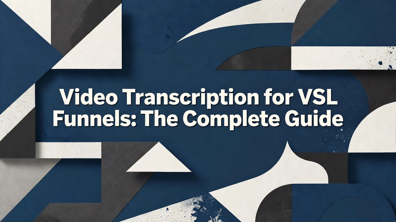 Video Transcription for VSL Funnels: The Complete Guide