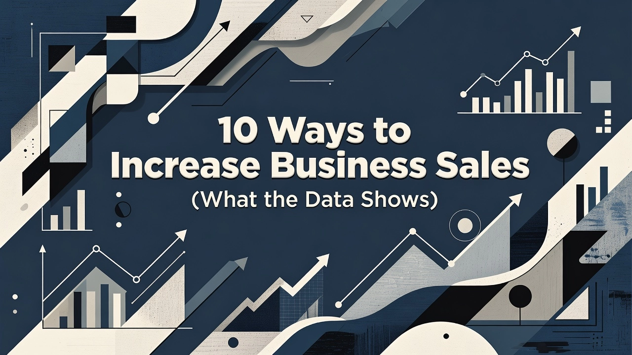 10 Ways to Increase Business Sales (What the Data Shows)