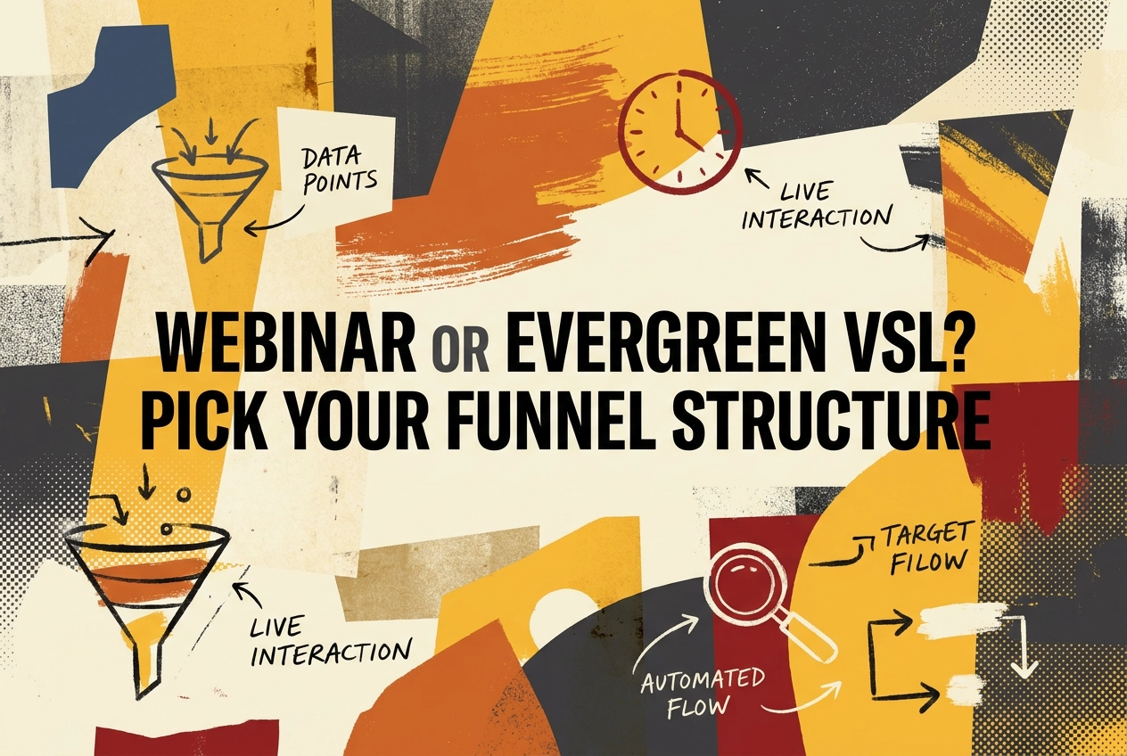 Webinar or Evergreen VSL? Pick Your Funnel Structure