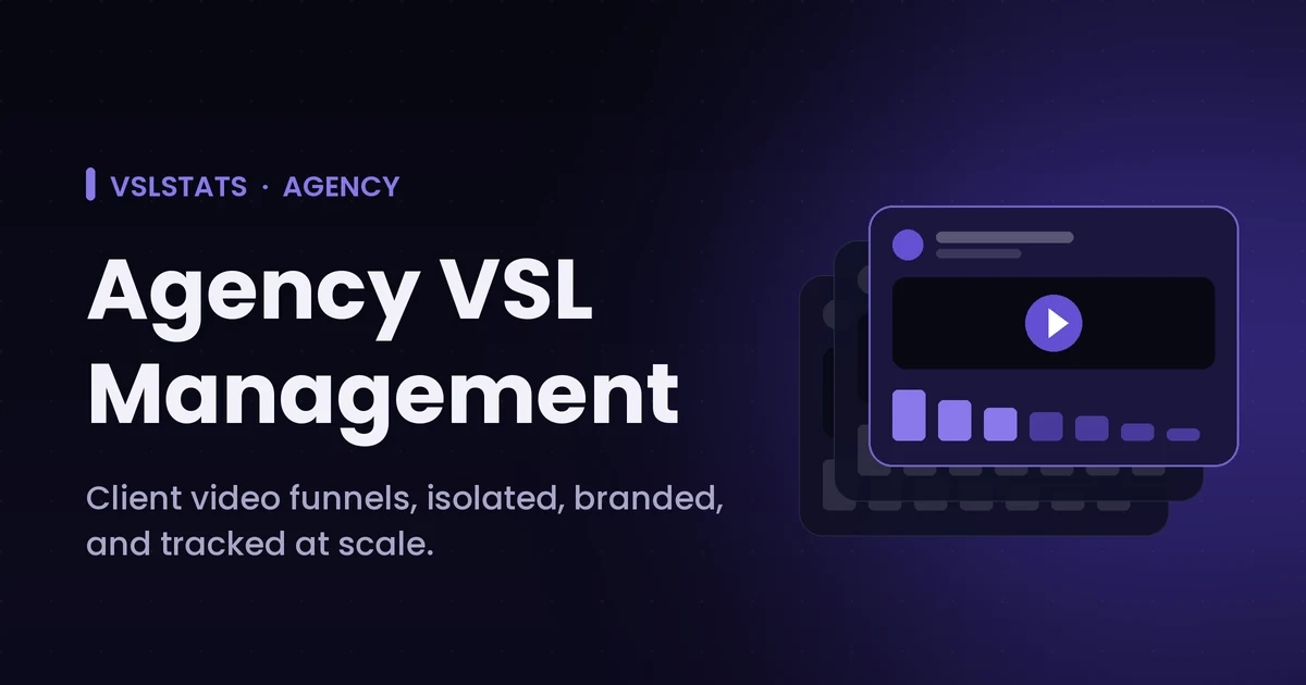 Agency VSL Management: How to Run Client Video Funnels at Scale