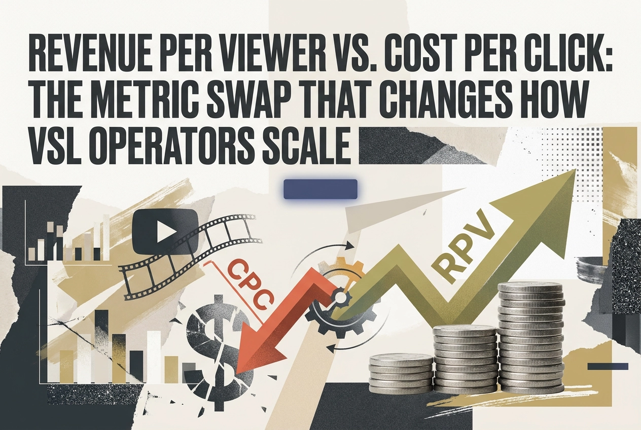 Revenue Per Viewer vs. Cost Per Click: The Metric Swap That Changes How VSL Operators Scale