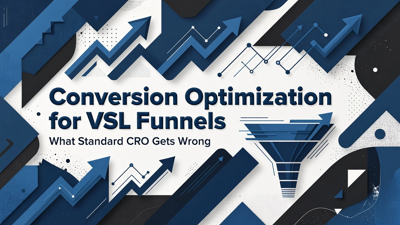 Conversion Optimization for VSL Funnels: What Standard CRO Gets Wrong